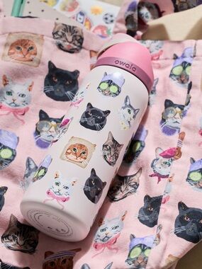 Owala Cat Collage FreeSip 32oz